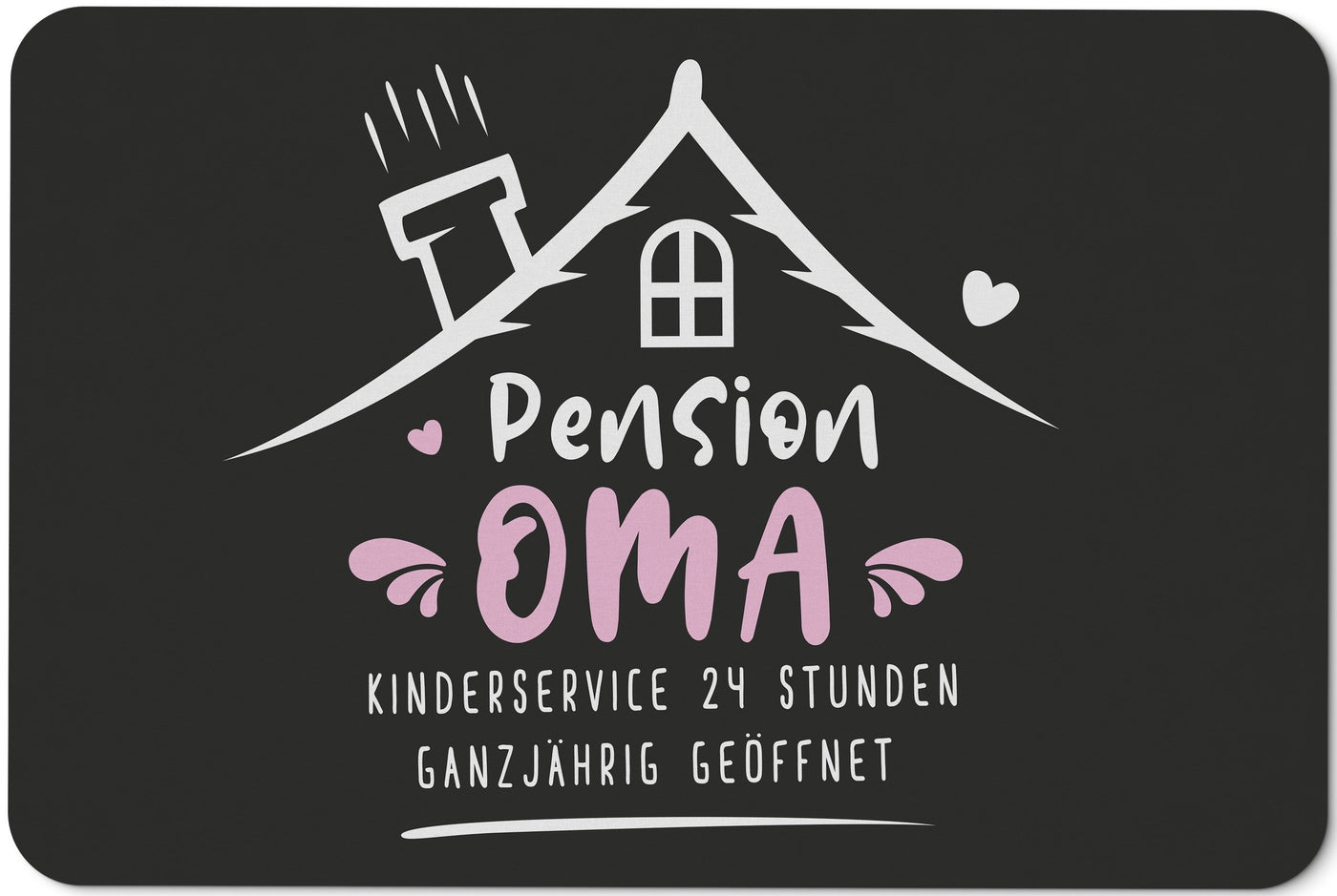 Bild: Fußmatte - Pension Oma & Opa Geschenkidee