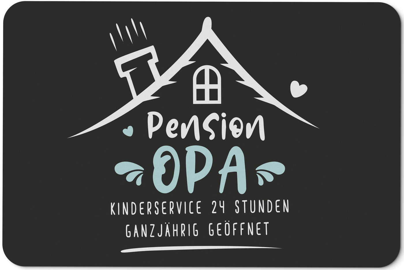 Bild: Fußmatte - Pension Oma & Opa Geschenkidee