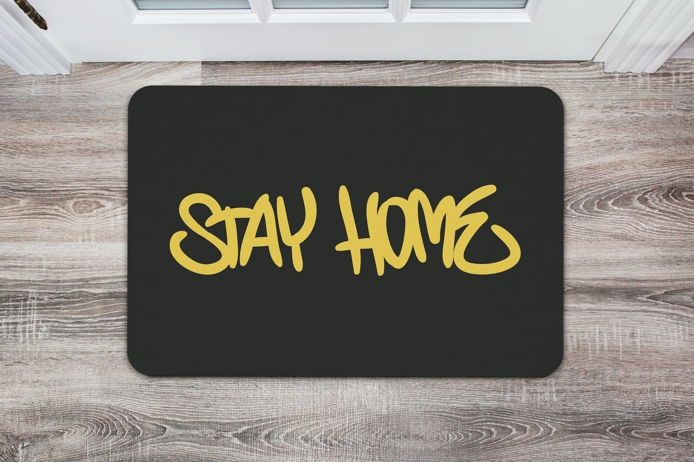 Bild: Fußmatte - Stay Home Geschenkidee