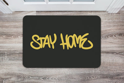 Bild: Fußmatte - Stay Home Geschenkidee