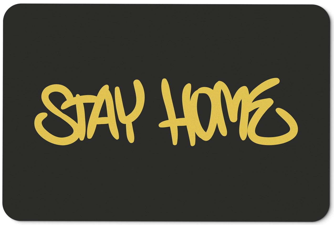 Bild: Fußmatte - Stay Home Geschenkidee