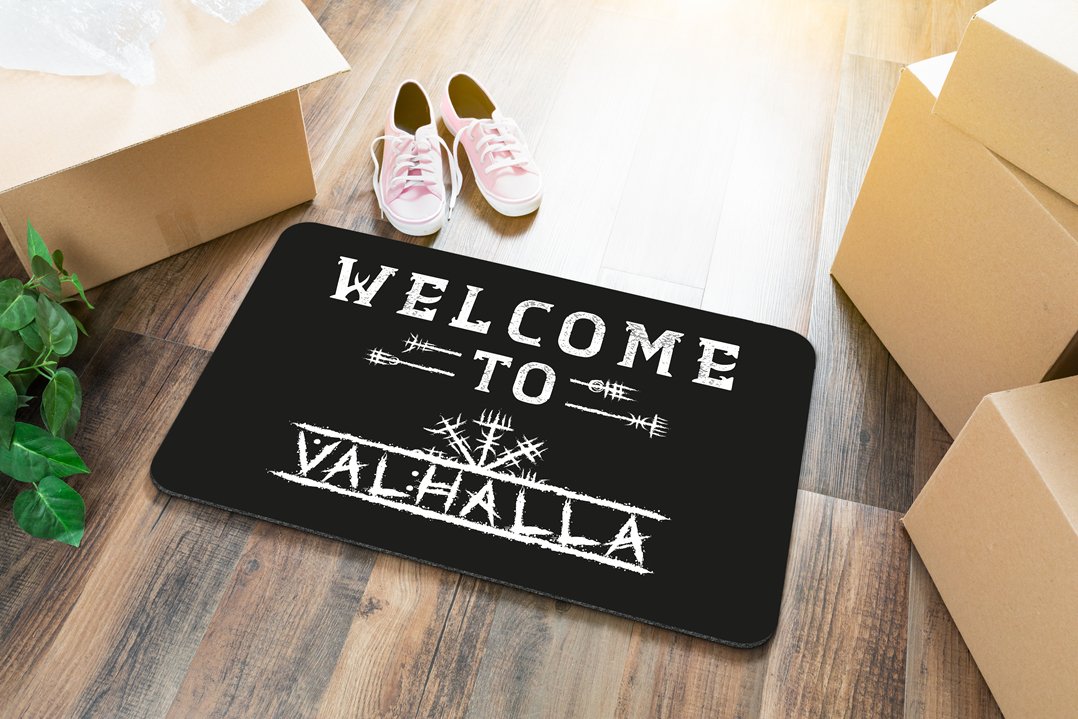 Bild: Fußmatte - Welcome to Valhalla Geschenkidee