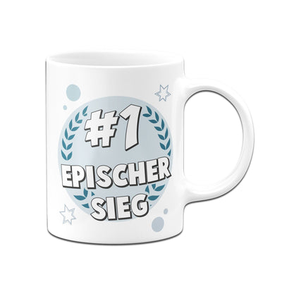 Bild: Gaming Tasse - #1 Epischer Sieg Geschenkidee