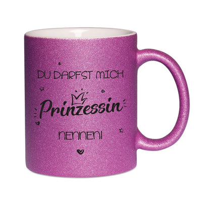 Bild: Glitzertasse - Du darfst mich Prinzessin nennen! Geschenkidee