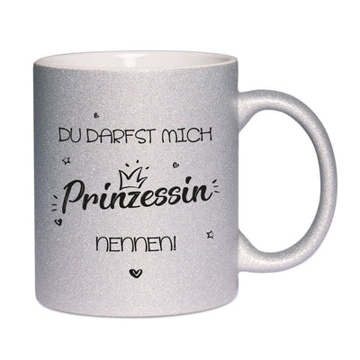 Bild: Glitzertasse - Du darfst mich Prinzessin nennen! Geschenkidee