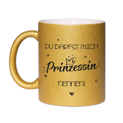 Bild: Glitzertasse - Du darfst mich Prinzessin nennen! Geschenkidee