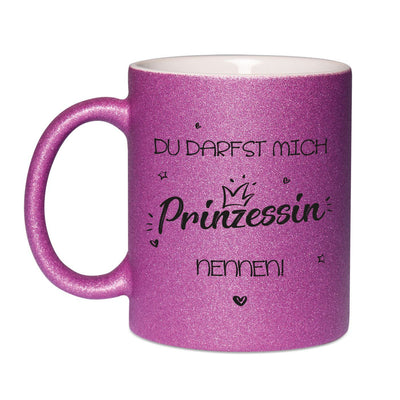 Bild: Glitzertasse - Du darfst mich Prinzessin nennen! Geschenkidee