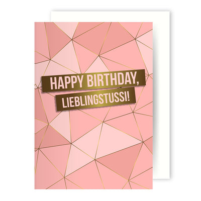 Bild: Geburtstagskarte - Happy Birthday Lieblingstussi Geschenkidee