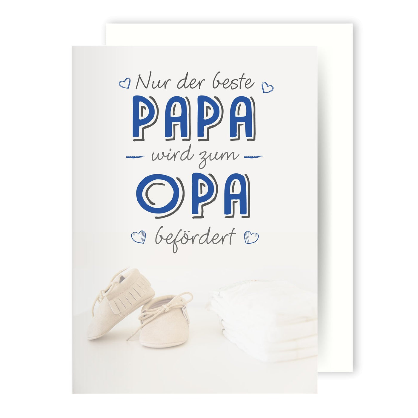 Bild: Grußkarte - Nur der beste Papa wird zum Opa befördert Geschenkidee