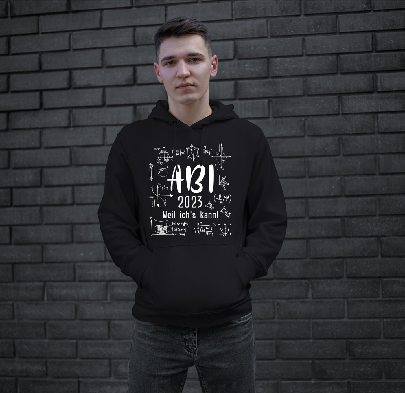 Bild: Hoodie - Abi 2023 weil ich's kann! Geschenkidee