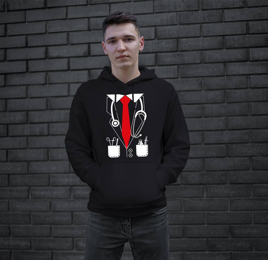 Bild: Hoodie - Arzt Kostüm (Motiv) Geschenkidee