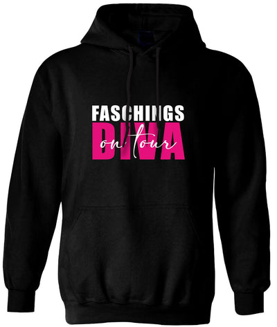 Bild: Hoodie - Faschingsdiva on tour Geschenkidee