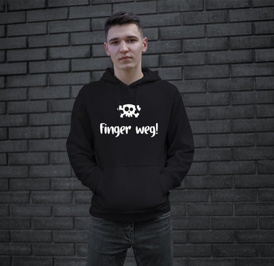 Bild: Hoodie - Finger weg! Totenkopf Geschenkidee