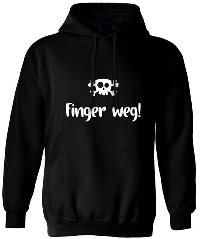 Bild: Hoodie - Finger weg! Totenkopf Geschenkidee