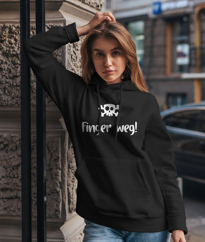 Bild: Hoodie - Finger weg! Totenkopf Geschenkidee