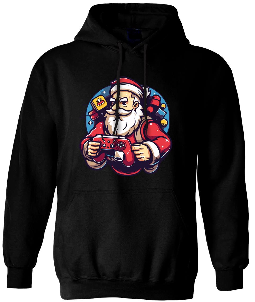 Bild: Hoodie - Gamer Weihnachtsmann Geschenkidee