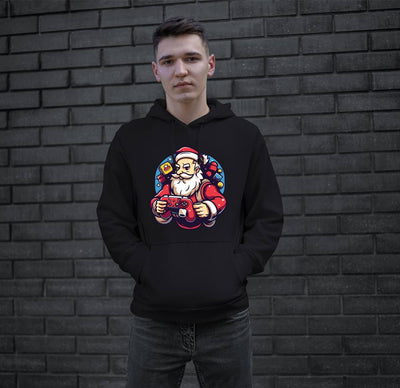 Bild: Hoodie - Gamer Weihnachtsmann Geschenkidee