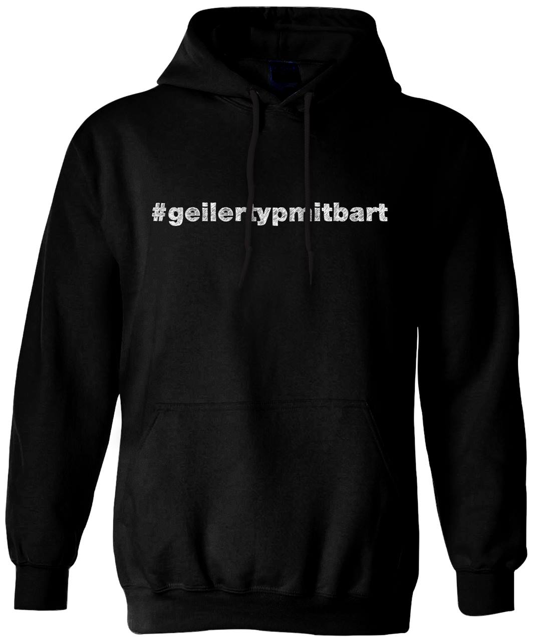 Bild: Hoodie - #geilertypmitbart Geschenkidee