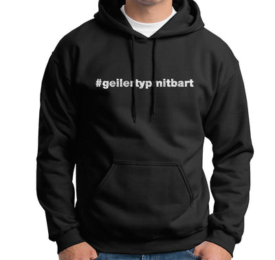 Bild: Hoodie - #geilertypmitbart Geschenkidee