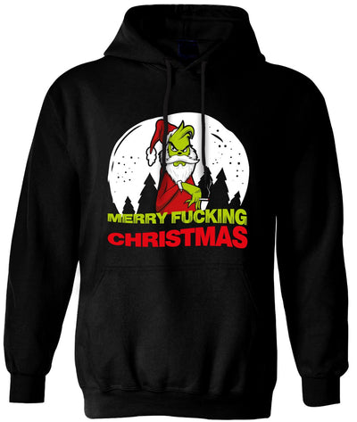 Bild: Hoodie - Grinch - Merry fucking Christmas Geschenkidee