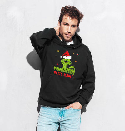 Bild: Hoodie - Grinch - Mimimi Halts Maul! Geschenkidee