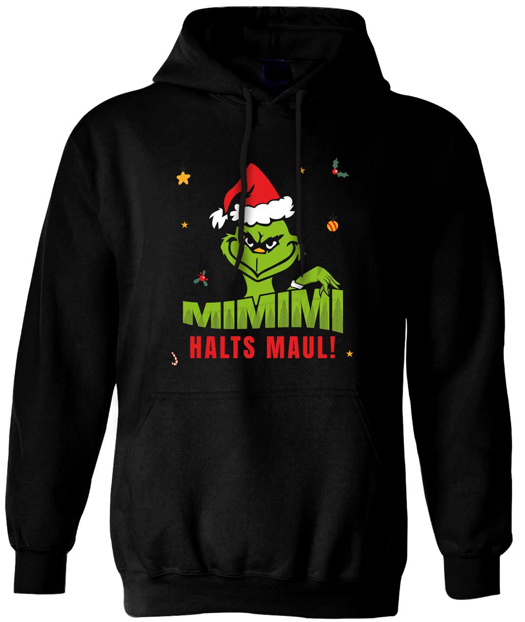 Bild: Hoodie - Grinch - Mimimi Halts Maul! Geschenkidee