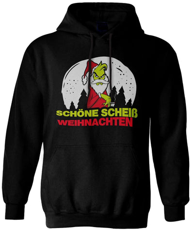 Bild: Hoodie - Grinch Schöne scheiß Weihnachten Geschenkidee