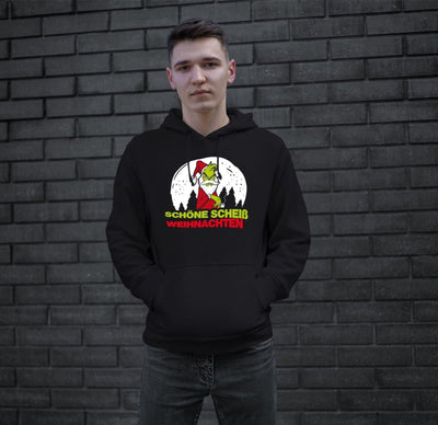 Bild: Hoodie - Grinch Schöne scheiß Weihnachten Geschenkidee