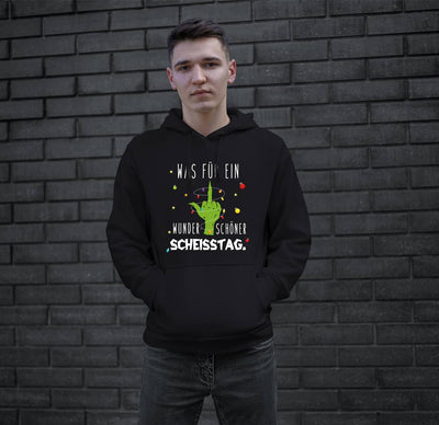 Bild: Hoodie - Grinch - Was für ein wunderschöner Scheisstag. (Mittelfinger) Geschenkidee