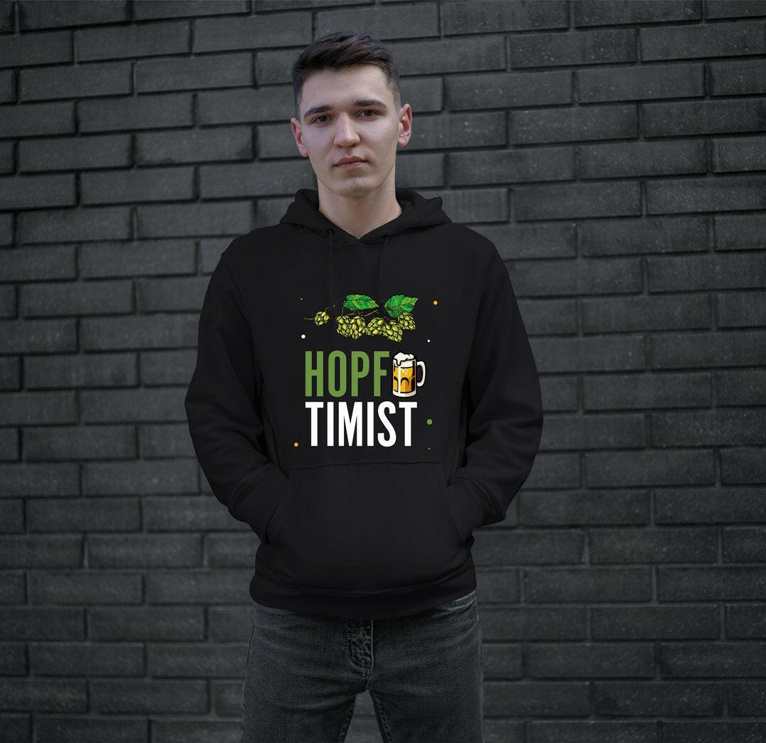 Bild: Hoodie - Hopftimist Geschenkidee