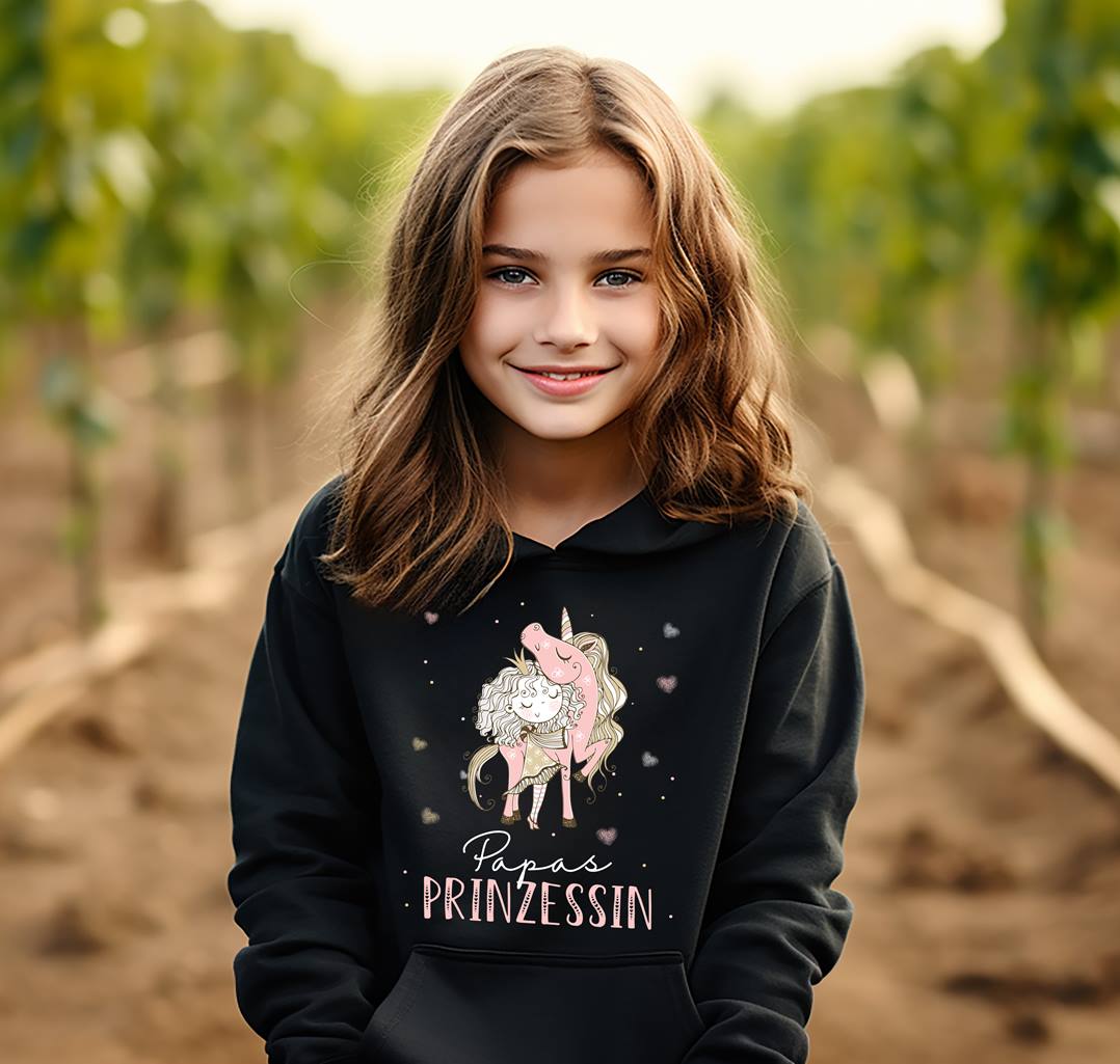 Bild: Hoodie Kinder - Papas Prinzessin Geschenkidee