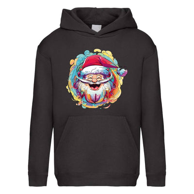 Bild: Hoodie Kinder - Weihnachtsmann (bunt) Geschenkidee