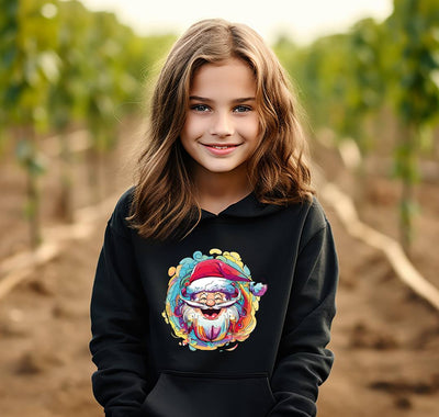 Bild: Hoodie Kinder - Weihnachtsmann (bunt) Geschenkidee