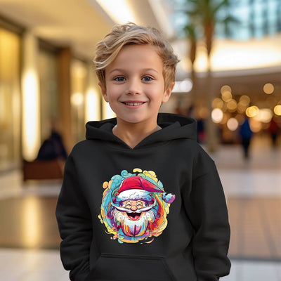 Bild: Hoodie Kinder - Weihnachtsmann (bunt) Geschenkidee