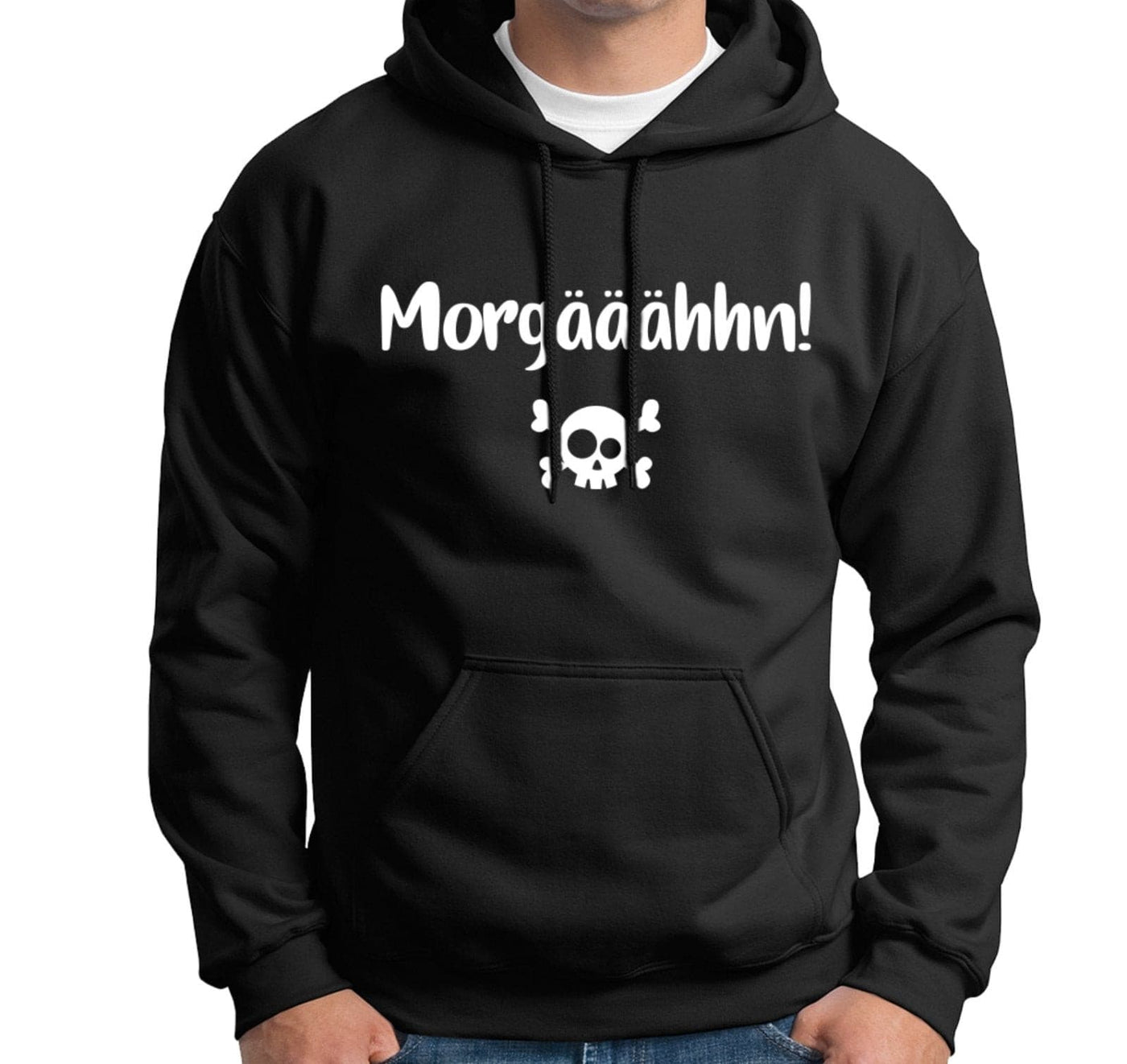 Bild: Hoodie - Morgääähhn! Totenkopf Geschenkidee