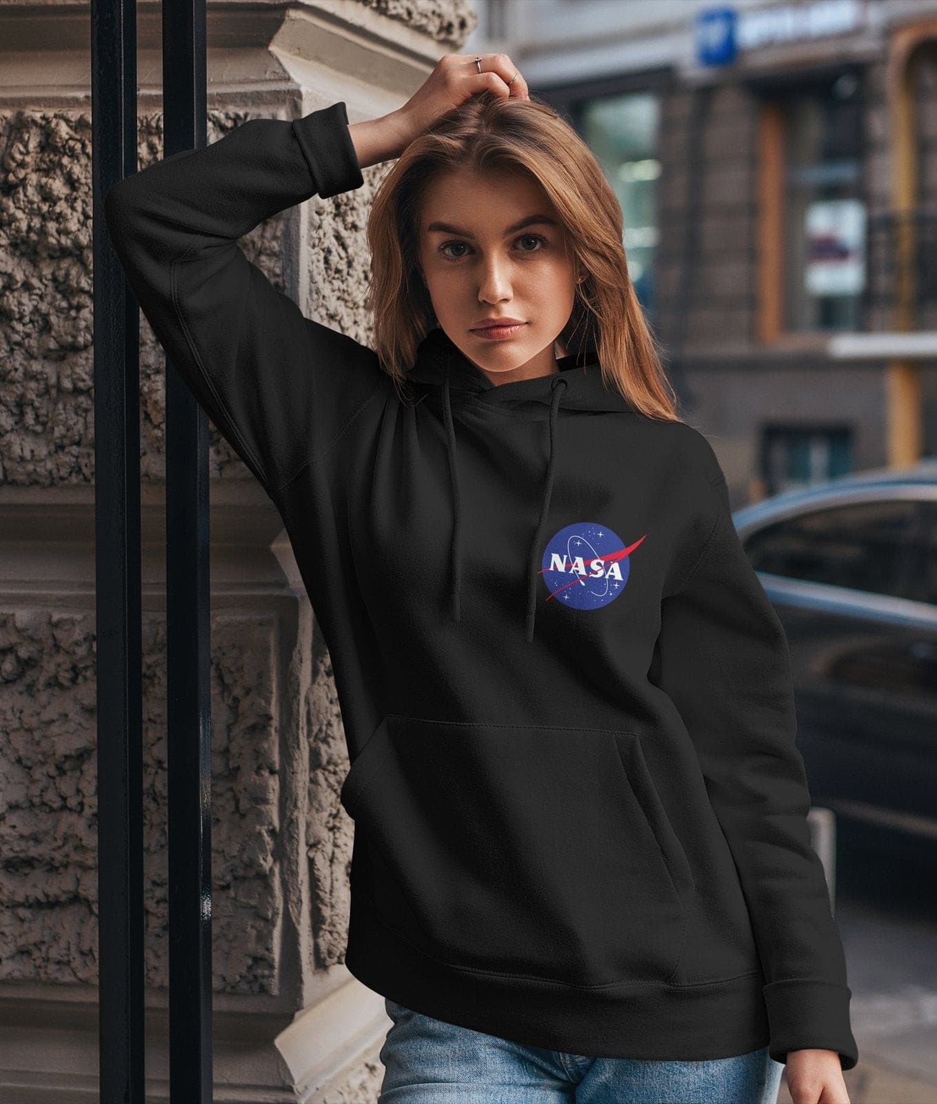 Bild: Hoodie - NASA Meatball Logo (Klein) Geschenkidee