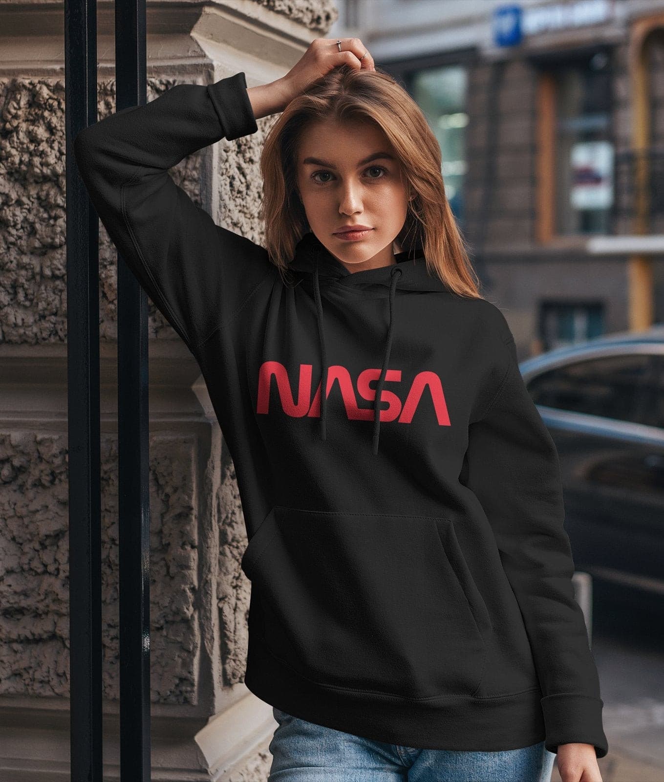 Bild: Hoodie - NASA Worm Logo Geschenkidee