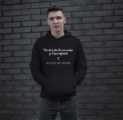 Bild: Hoodie - Nur die besten Männer werden zu Papas befördert. Geschenkidee