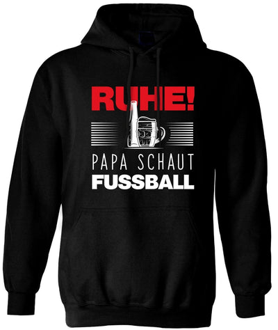 Bild: Hoodie - Ruhe! Papa schaut Fussball Geschenkidee