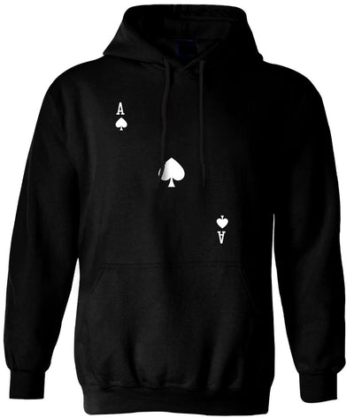 Bild: Hoodie - Spielkarte Pik Ass Geschenkidee