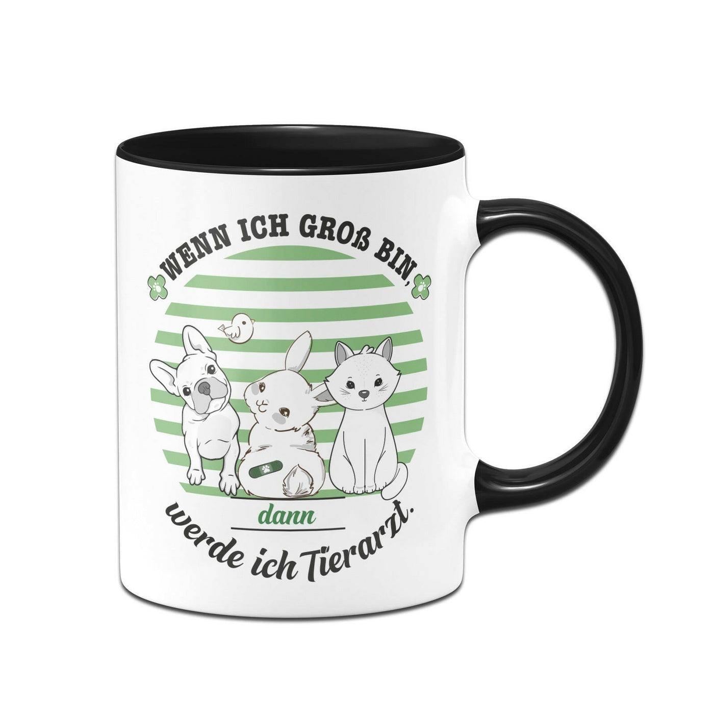 Bild: Kinder-Tasse - Wenn ich groß bin, werde ich Tierarzt. Geschenkidee