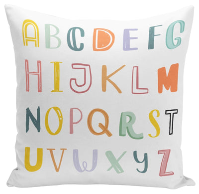 Bild: Kissen - Alphabet (bunt) Geschenkidee