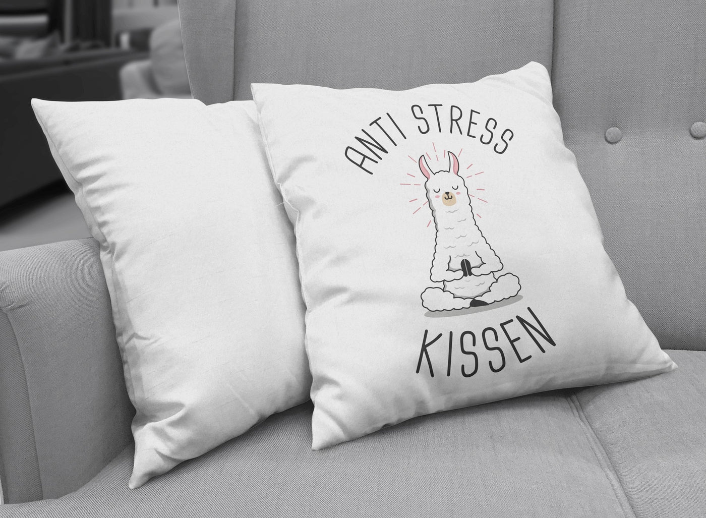 Bild: Kissen - Anti Stress Kissen - Lama Geschenkidee