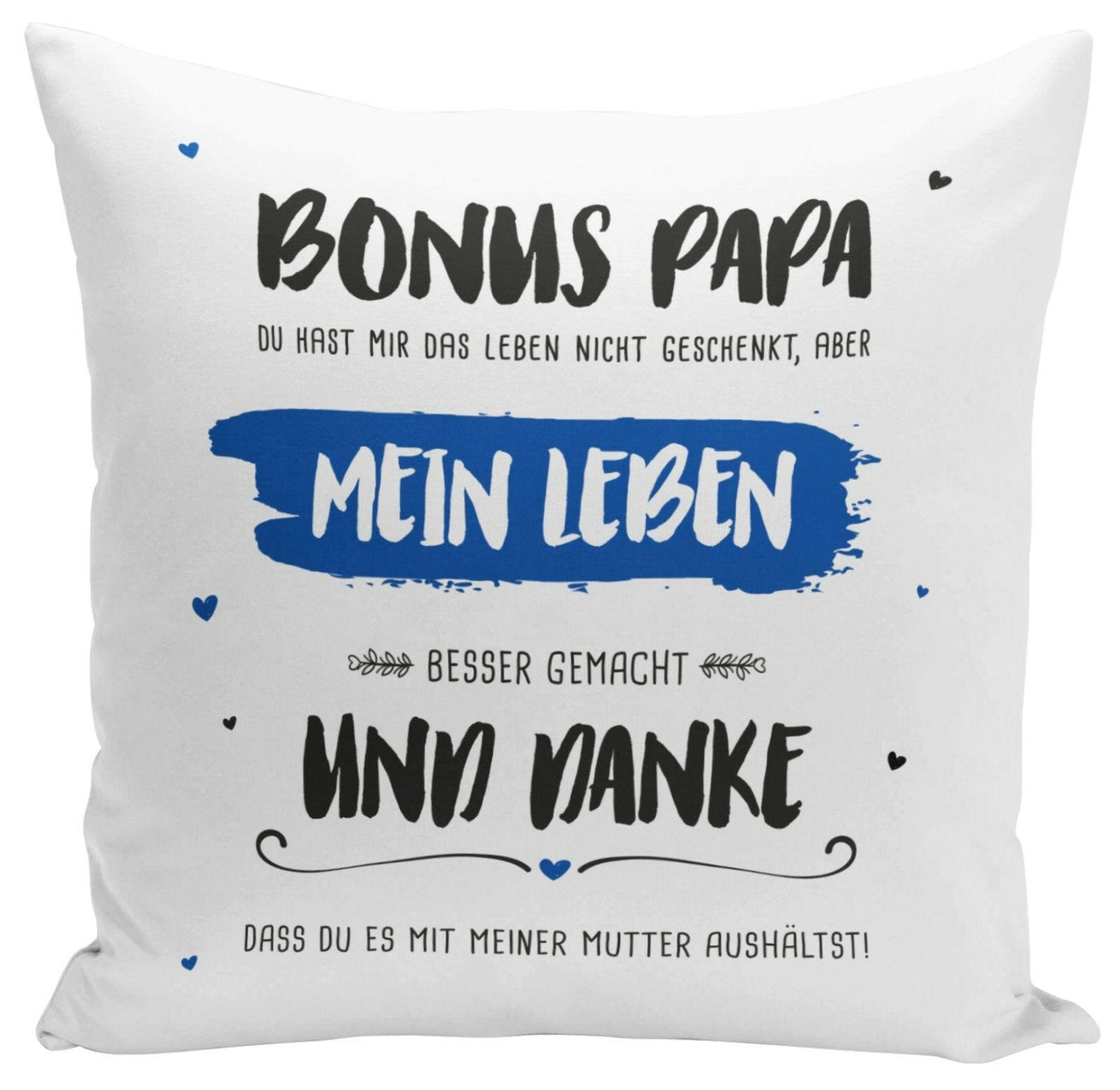 Bild: Kissen - Bonus Papa Geschenkidee