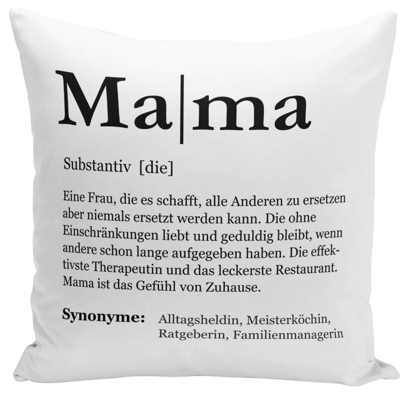 Bild: Kissen - Definition Mama Geschenkidee