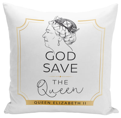 Bild: Kissen - God save the Queen - Queen Elizabeth II Geschenkidee