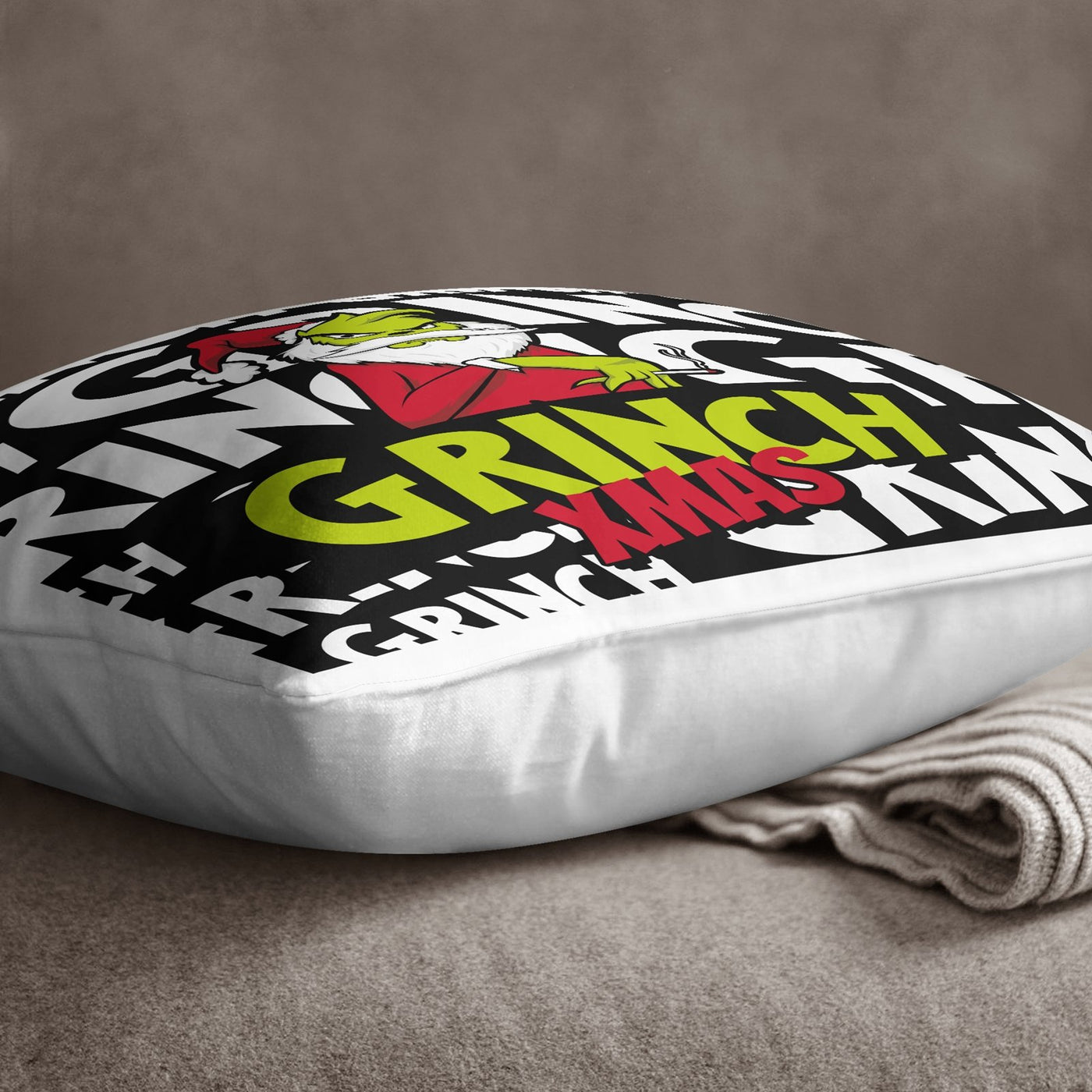 Bild: Kissen - Grinch Xmas (Komplettdruck) Geschenkidee