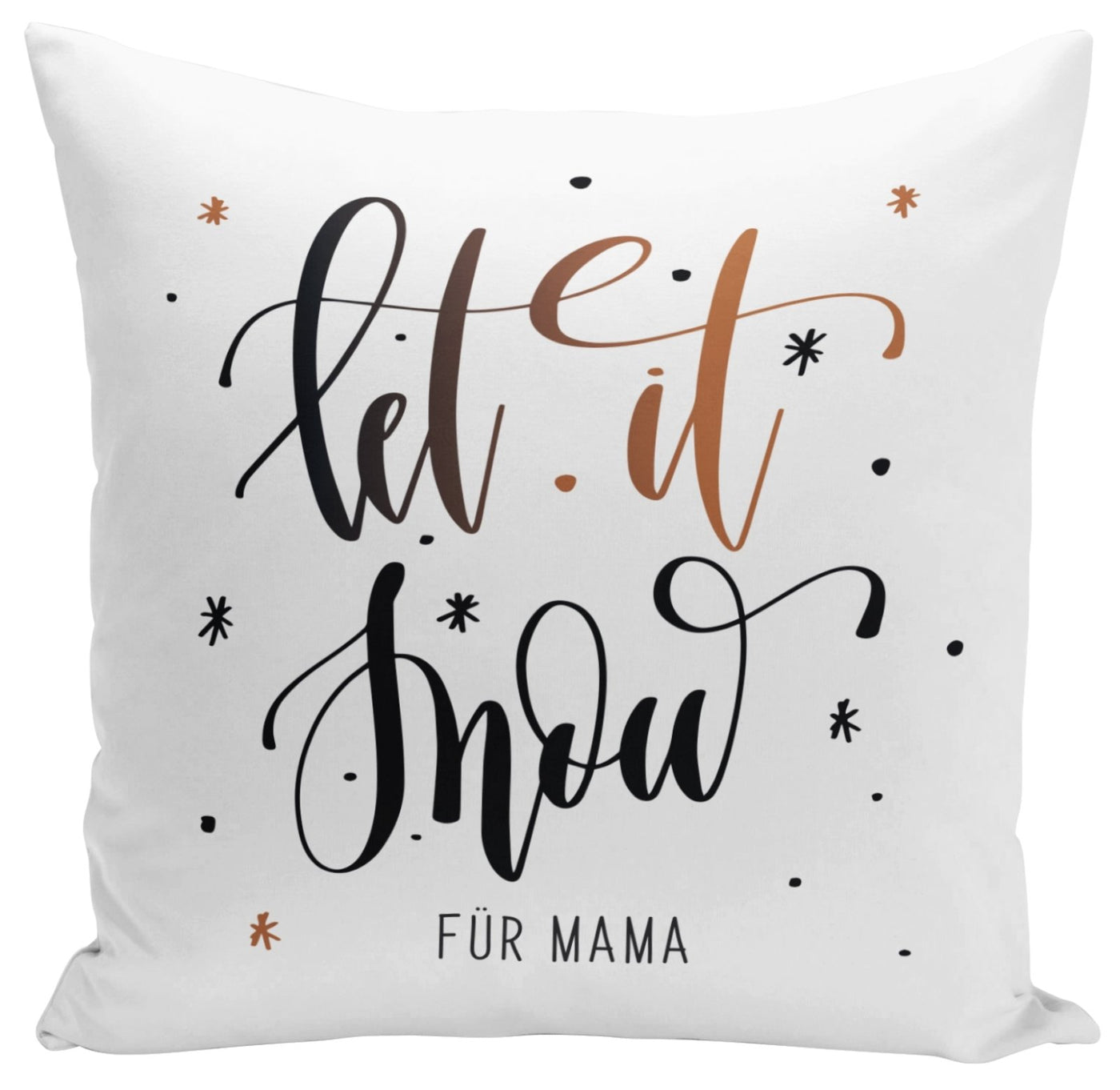 Bild: Kissen - Let it snow für Mama Geschenkidee