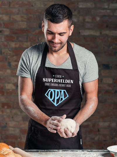Bild: Kochschürze - Einen Superhelden ohne Umhang nennt man Opa Geschenkidee