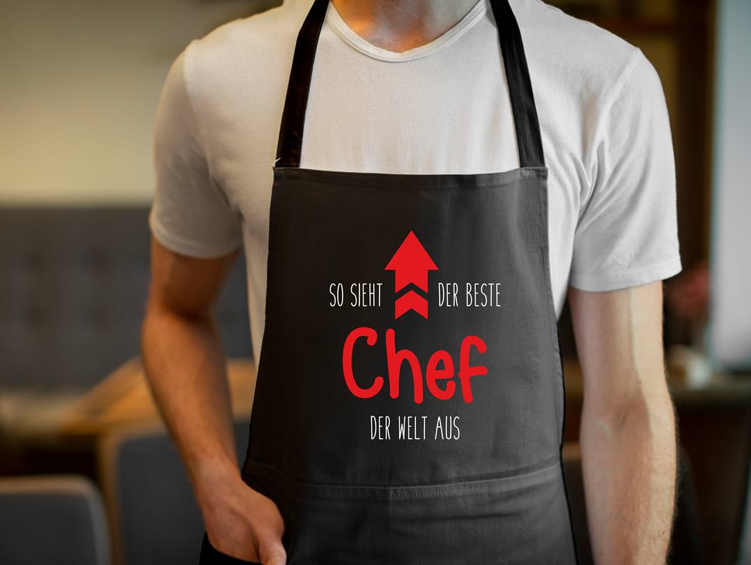 Bild: Kochschürze - So sieht der beste Chef der Welt aus Geschenkidee